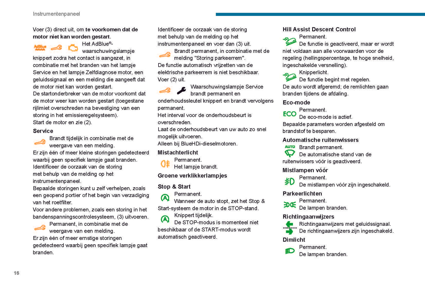 2019-2022 Peugeot Partner Owner's Manual | Dutch