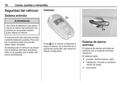 2023 Opel Corsa Owner's Manual | Spanish