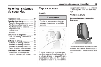 2023 Opel Corsa Owner's Manual | Spanish
