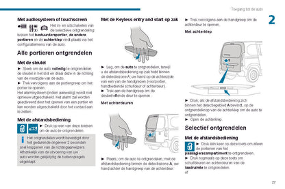 2019-2022 Peugeot Partner Owner's Manual | Dutch