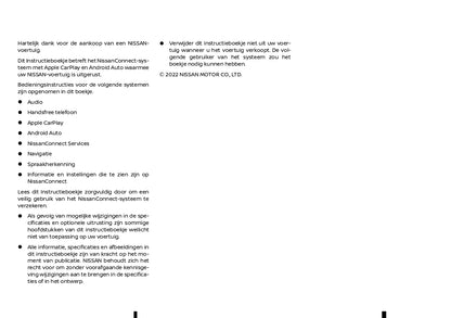 2021-2024 Nissan Qashqai Infotainment Manual | Dutch