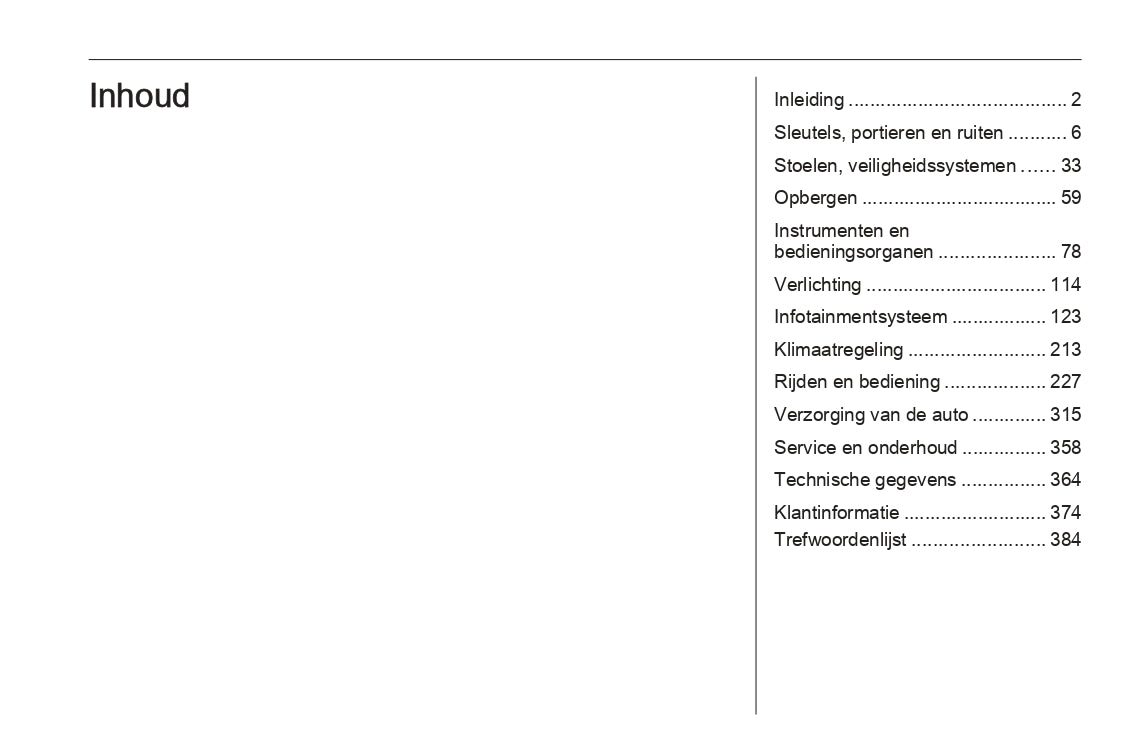 2023 Opel Combo Owner's Manual | Dutch