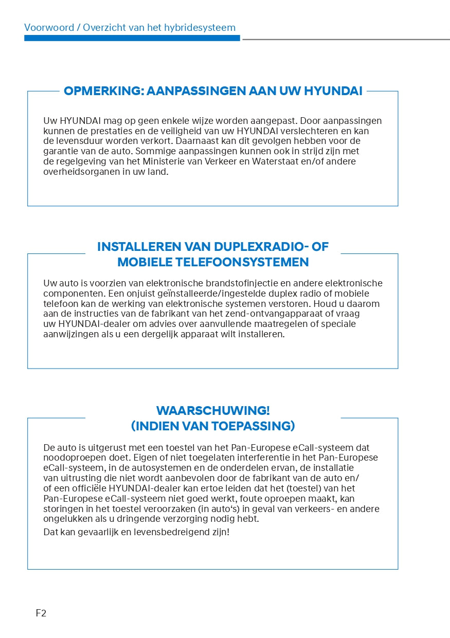 2023 Hyundai Tucson Hybrid/Plug-in Hybrid Owner's Manual | Dutch