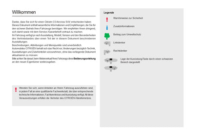 2022-2024 Citroën C5 Aircross Manuel du propriétaire | Allemand