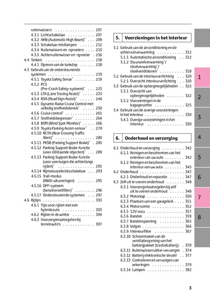 2022-2023 Toyota RAV4 HEV Owner's Manual | Dutch