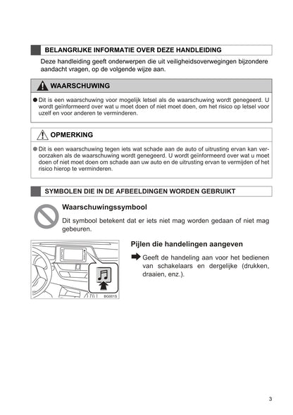 2018 Toyota C-HR Hybrid Infotainment Manual | Dutch