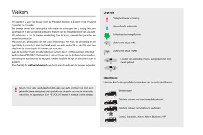 2024 Peugeot Expert/e-Expert/Traveller/e-Traveller Gebruikershandleiding | Nederlands