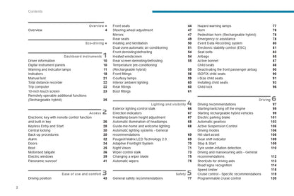 2023-2024 Peugeot 508/508SW Owner's Manual | English