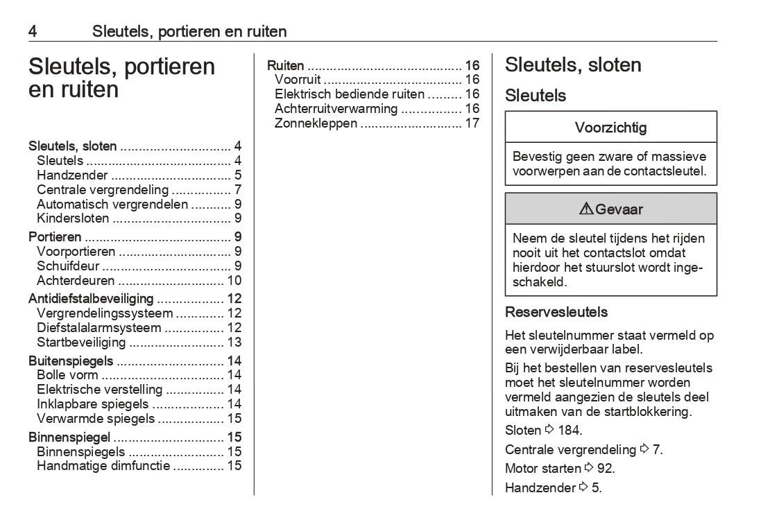 2023-2024 Opel Movano Owner's Manual | Dutch