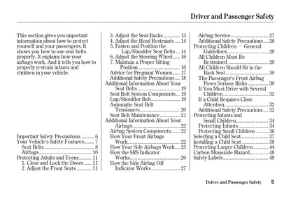 2004 Honda Element Owner's Manual | English