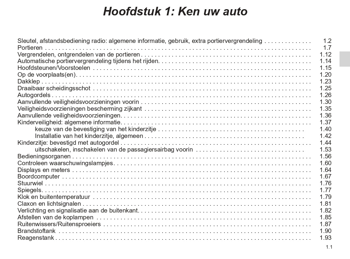 2018-2020 Renault Kangoo Gebruikershandleiding | Nederlands
