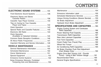 1998 Ford F&B Diesel Owner's Manual | English