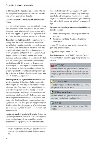 2022-2023 Audi A5 Owner's Manual | Dutch