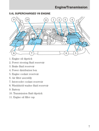 2004 Ford SVT F-150 Manuel du propriétaire Supplement | Anglais