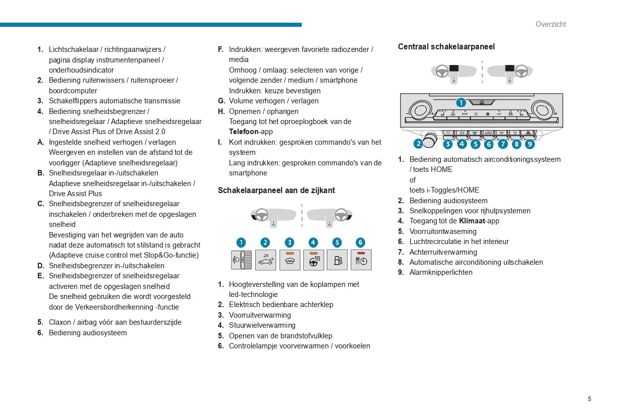 2023-2024 Peugeot 308 Gebruikershandleiding | Nederlands