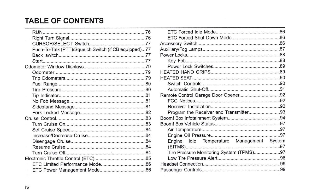 2019 Harley-Davidson FLHTKSE Owner's Manual | English