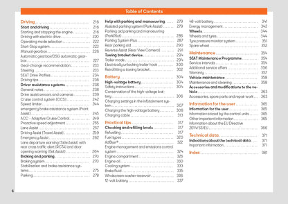 2021-2022 Seat Leon/Leon Sportstourer Owner's Manual | English