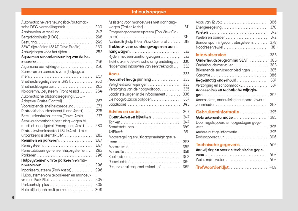 2022 Week 48 Seat Tarraco Gebruikershandleiding | Nederlands