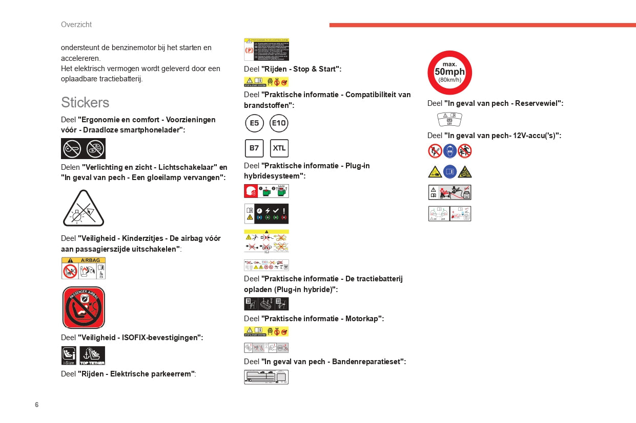 2022-2024 Citroën C5 Aircross Owner's Manual | Dutch