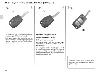 2018-2020 Renault Kangoo Bedienungsanleitung | Niederländisch