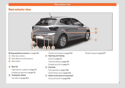 2024 Seat Ibiza Manuel du propriétaire | Anglais