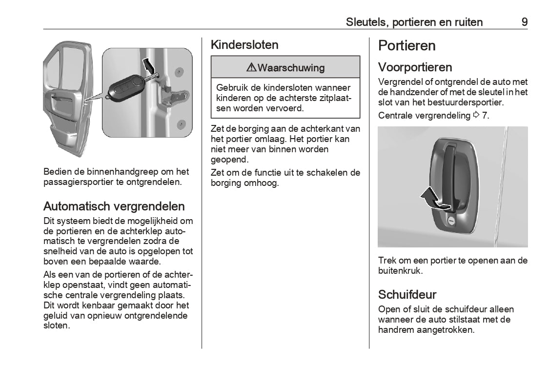 2023-2024 Opel Movano Gebruikershandleiding | Nederlands