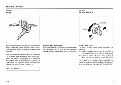 1994 Suzuki Sidekick Gebruikershandleiding | Engels