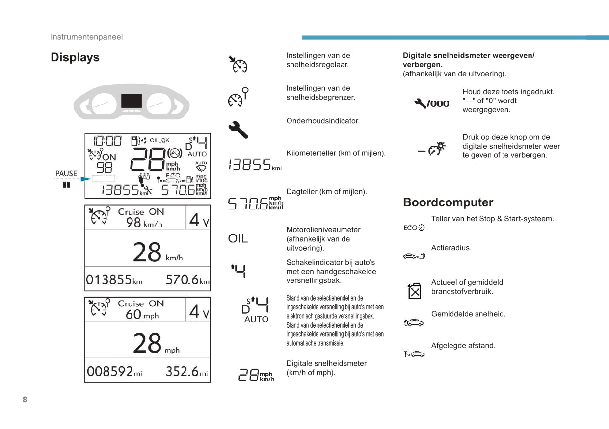 2017-2018 Peugeot 208 Gebruikershandleiding | Nederlands