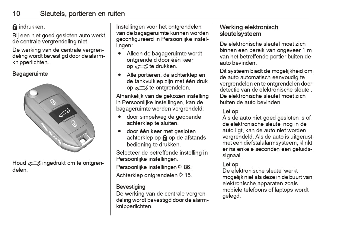 2023-2024 Opel Corsa/Corsa-e Owner's Manual | Dutch