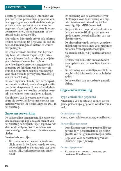 2020 Mini Countryman PHEV Gebruikershandleiding | Nederlands