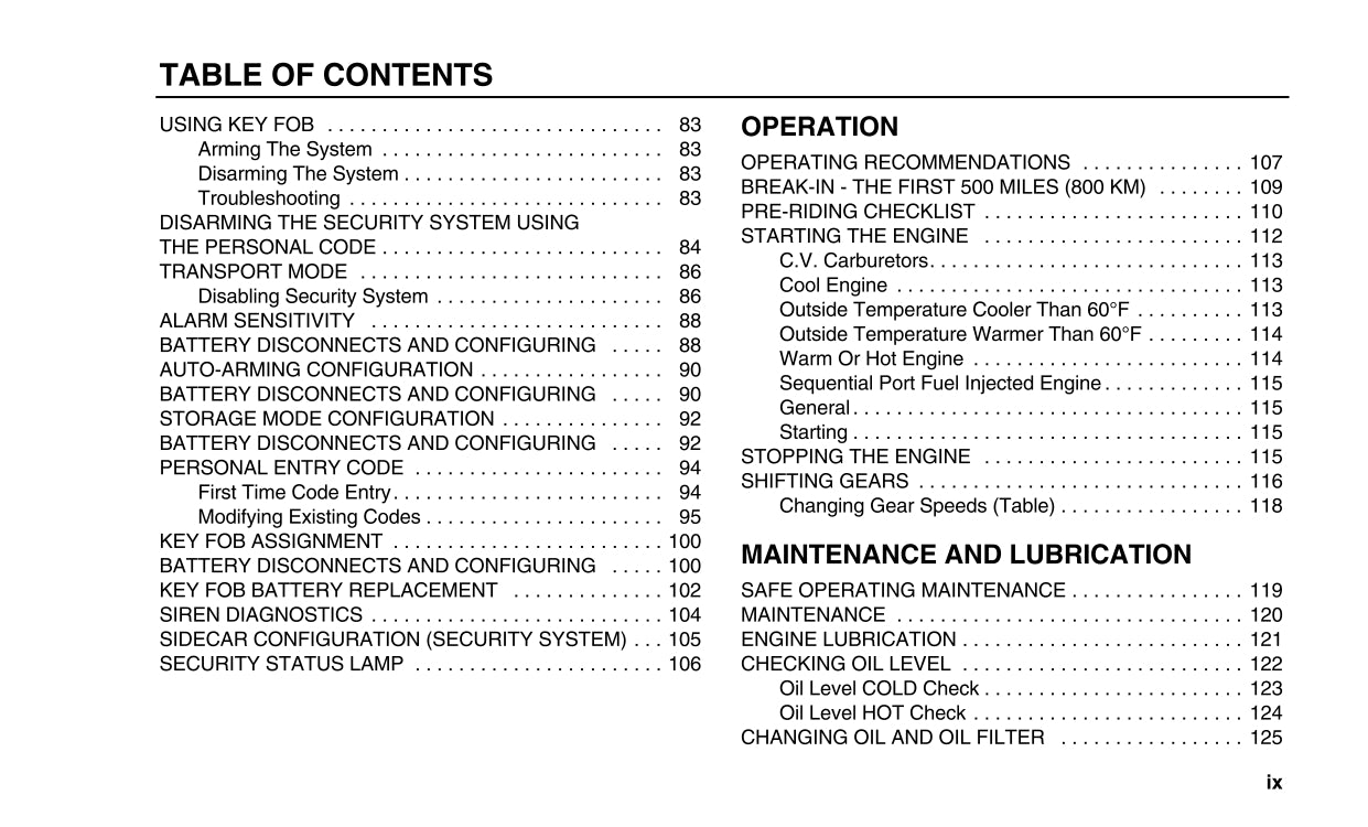 2002 Harley-Davidson Softail Owner's Manual | English