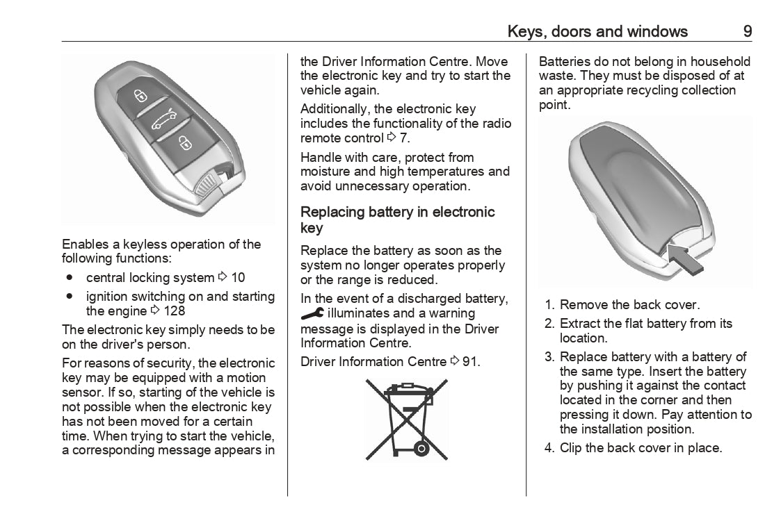 2022-2023 Opel Astra Owner's Manual | English