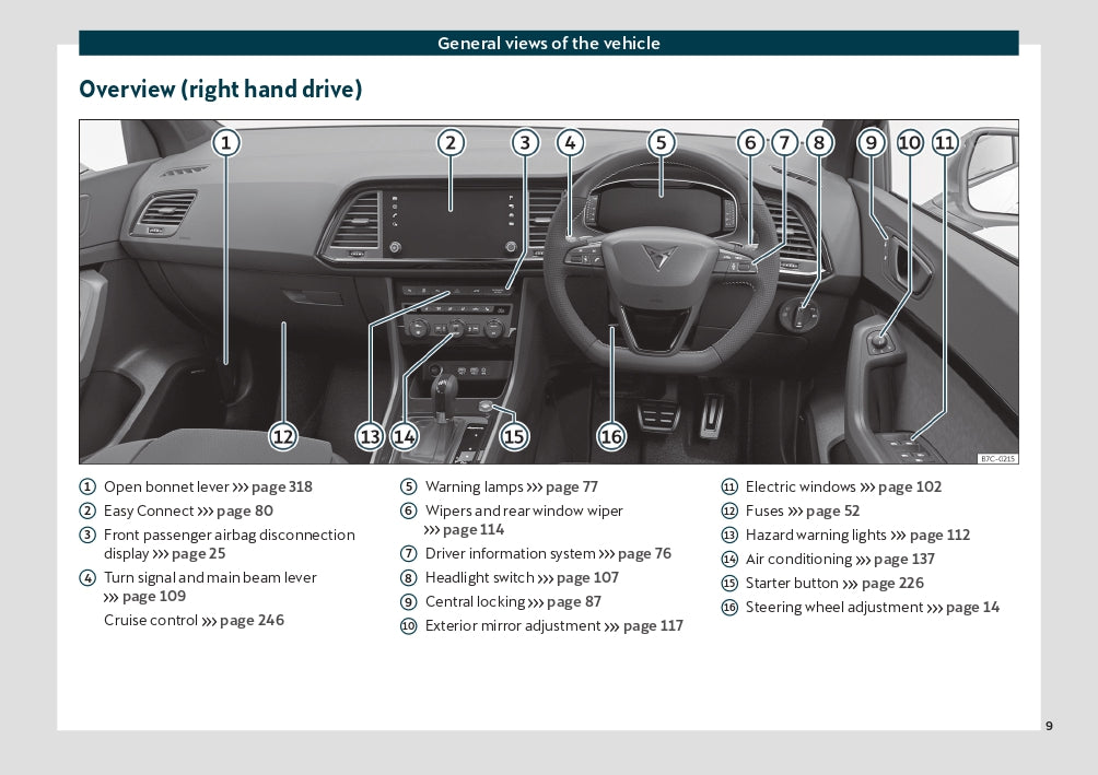 2020 Cupra Ateca Owner's Manual | English