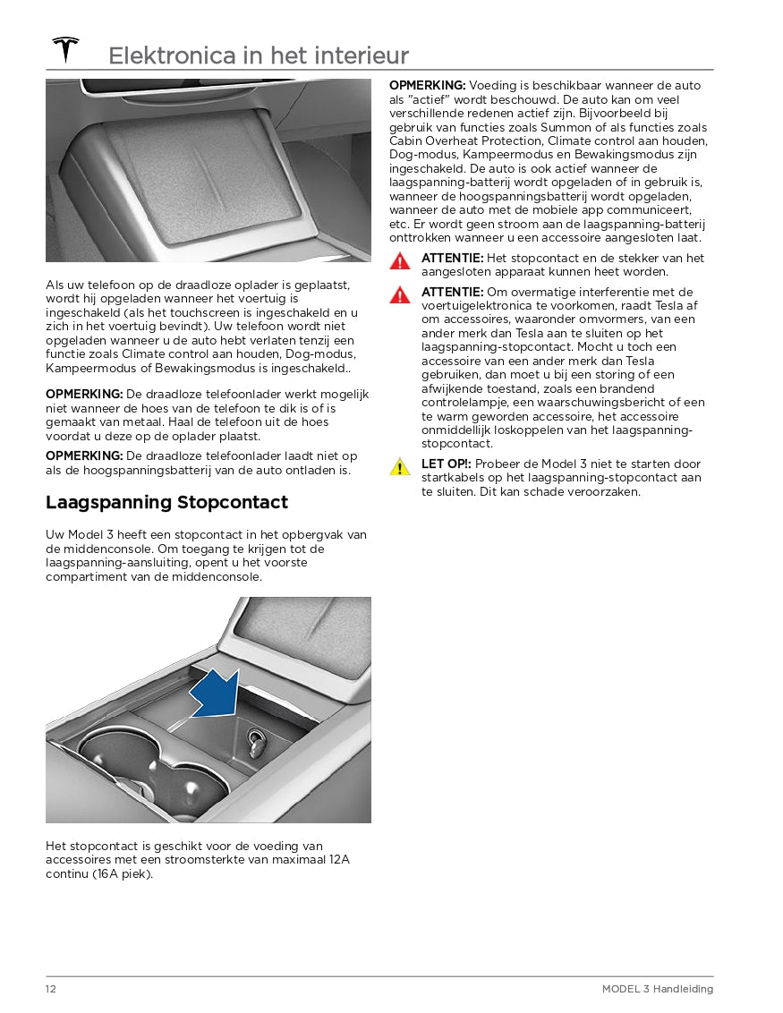 2024 Tesla Model 3 Gebruikershandleiding | Nederlands