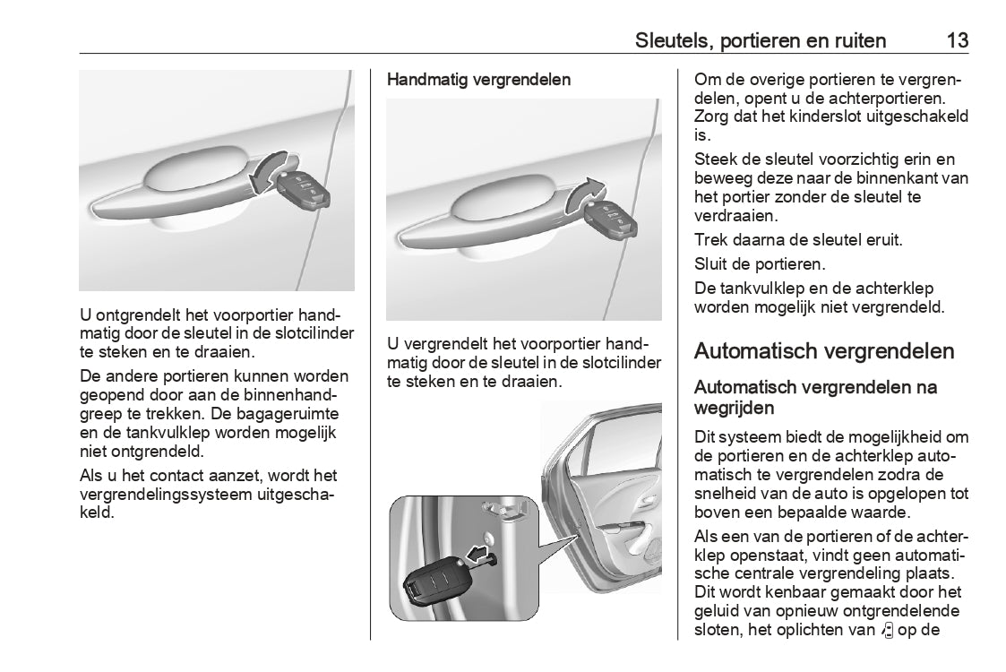 2023-2024 Opel Corsa/Corsa-e Owner's Manual | Dutch