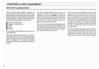 1990 Audi Quattro V8 Owner's Manual | English