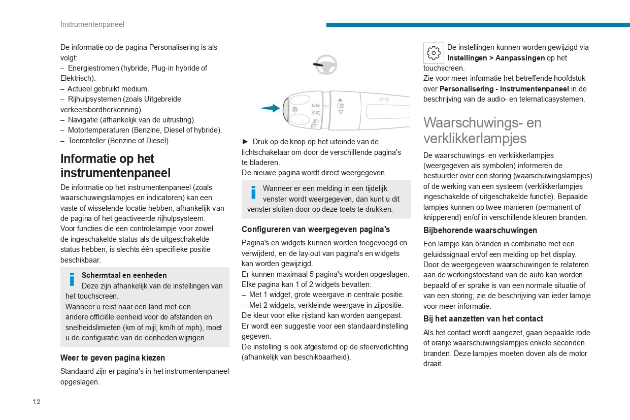 2023-2024 Peugeot 308 Gebruikershandleiding | Nederlands