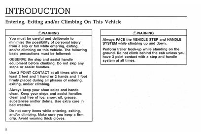 1998 Ford F&B Diesel Owner's Manual | English