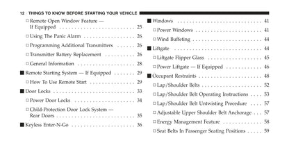 2011 Jeep Grand Cherokee Owner's Manual | English