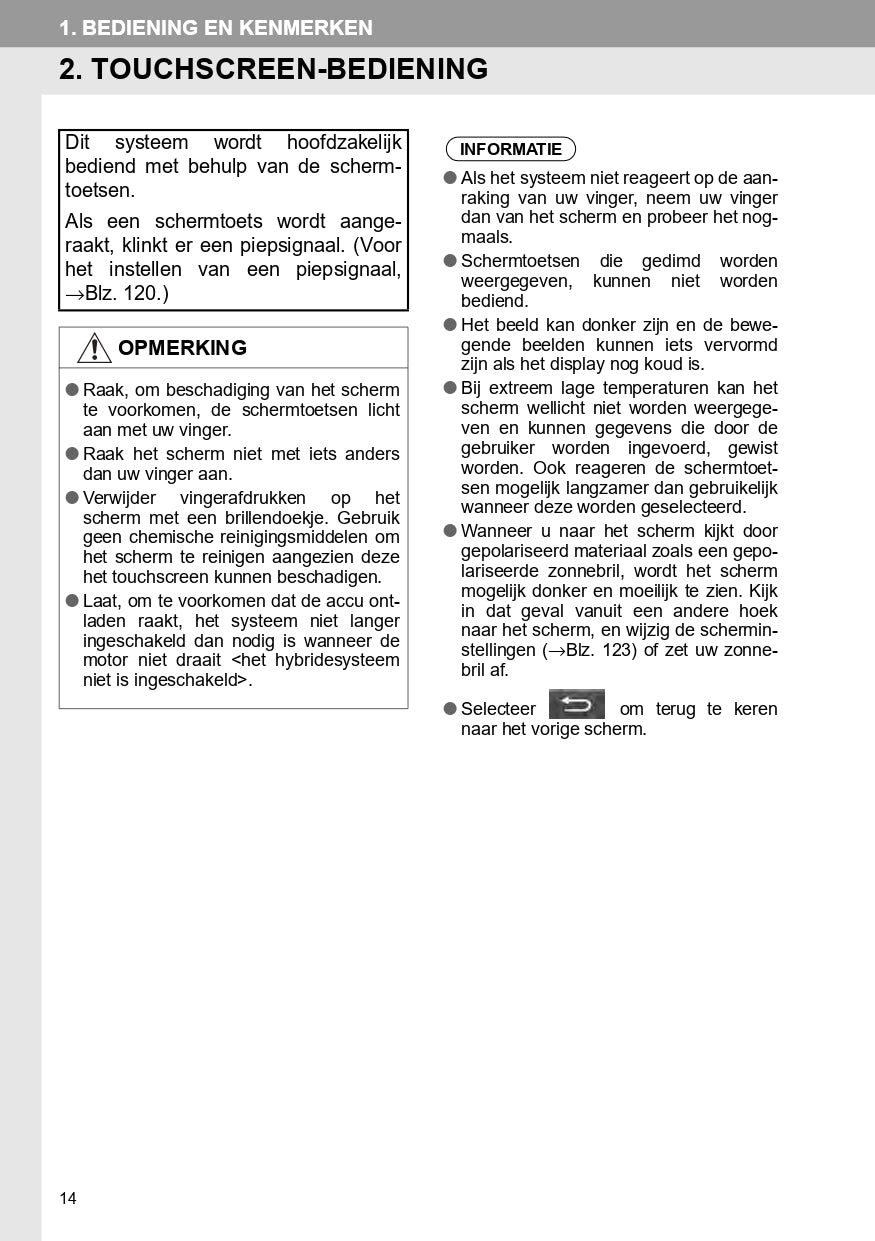 2018-2019 Toyota Yaris Infotainment Manual | Dutch