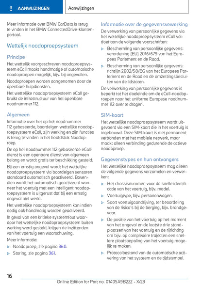 2023-2024 BMW M3 Touring Gebruikershandleiding | Nederlands