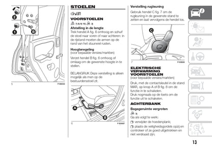 2016 Fiat Panda Owner's Manual | Dutch