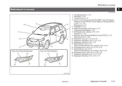 2018 Mitsubishi Outlander PHEV Owner's Manual | Dutch