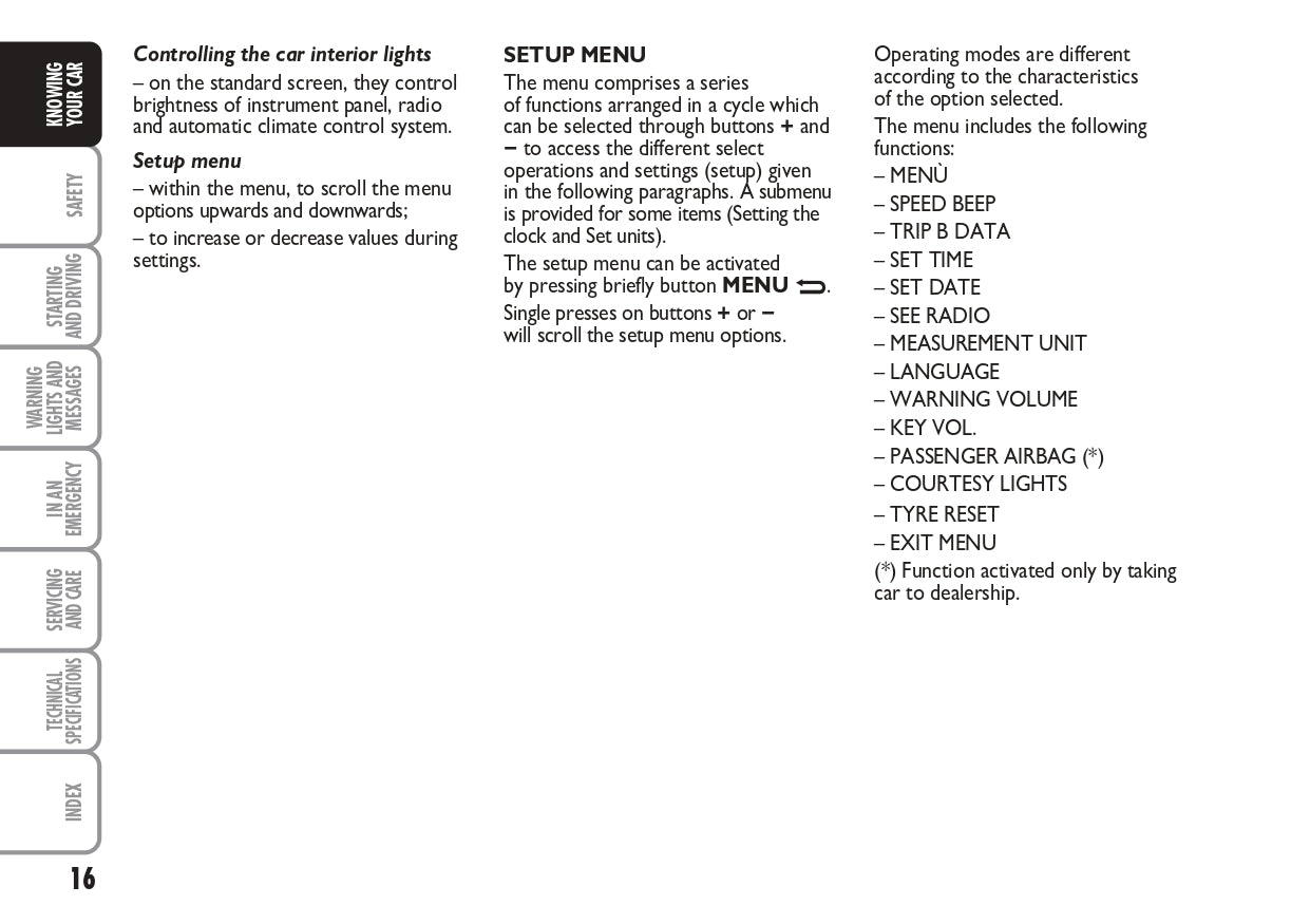 2014-2016 Ford Ka Owner's Manual | English