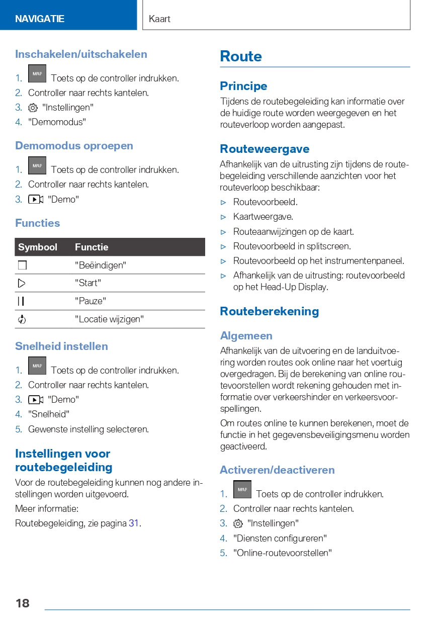 2021-2023 BMW iX3 Infotainment Manual | Dutch