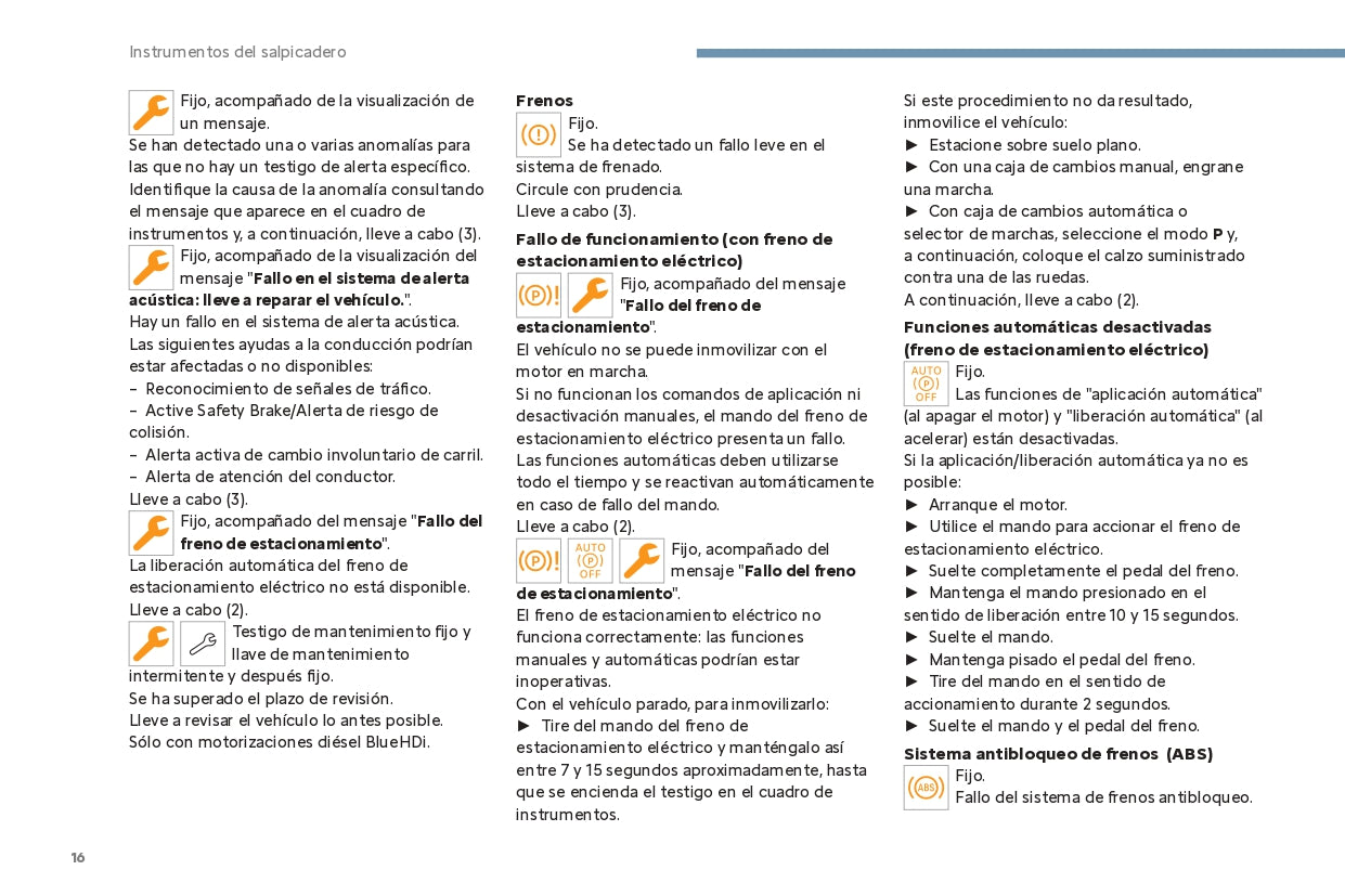 2024 Citroën C4/C4 X/ë-C4/ë-C4 X Owner's Manual | Spanish