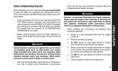 2002 Harley-Davidson Softail Owner's Manual | English