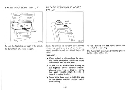 1991 Nissan 300ZX Gebruikershandleiding | Engels