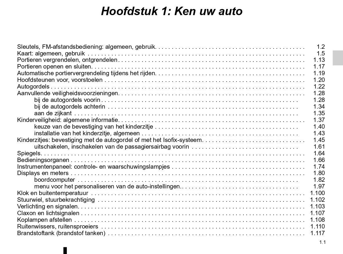 2022-2024 Dacia Jogger Owner's Manual | Dutch