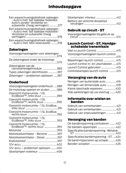 2022-2023 Ford Puma Gebruikershandleiding | Nederlands